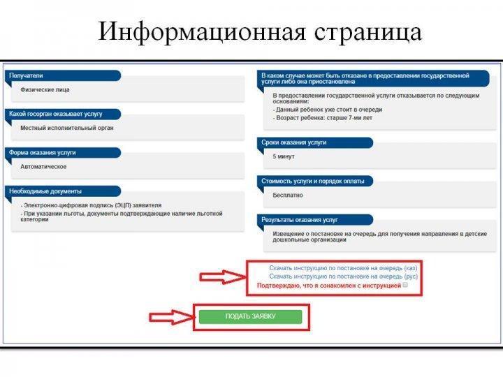 Приём в 1 класс. Инструкция