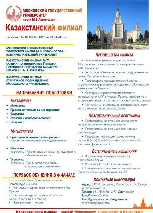 Московский Государственный Университет имени М.В. Ломоносова